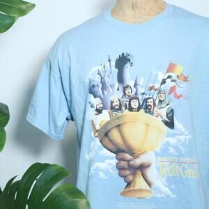 American Vintage Men's Blue and White Tshirt